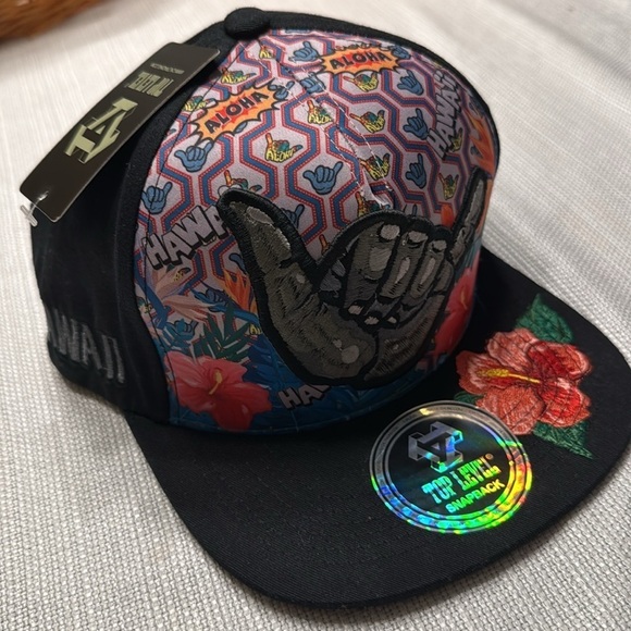 TOP LEVEL Aloha Hawaii Hat OS - Picture 2 of 5